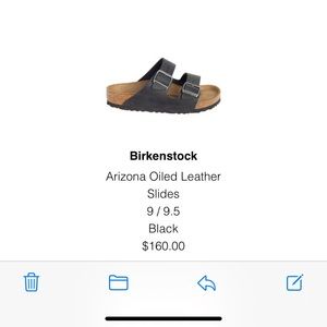 Birkenstock sandals size 9.5. Worn 3x. Like New